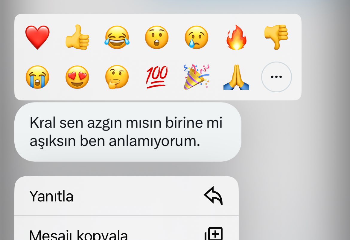 bir yeni mesaj