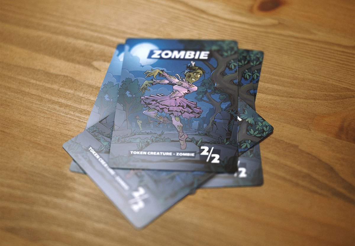 JakeBullockArt's tweet photo. I've been really enjoying playing a Zombie commander deck recently, so thought I'd give a token a whirl.
#CustomTokens #MagicTheGathering #Edh #CardArt #Tabletop #Illustration #NoAI https://t.co/IhdoZwGGZl