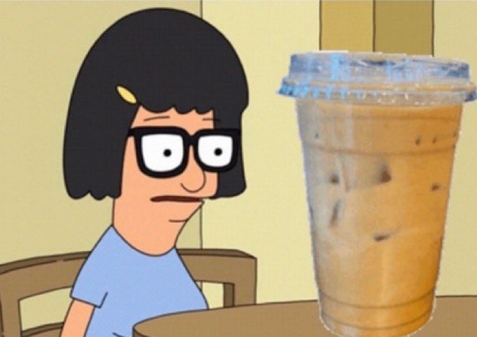 Hate being brown with glasses always felt like I looked like her ignore that giant fucking chai latte