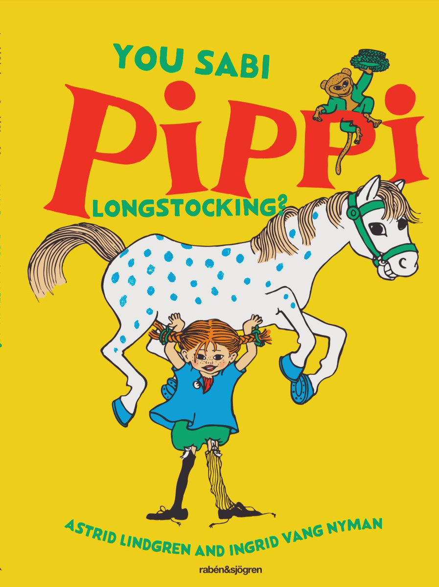SwedeninNigeria's tweet image. We no dey take children’s books play for Sweden. 📖 📕 📚

Na why di Embassy of Sweden wey dey Abuja don translate Astrid Lindgren’s book about #Pippi Longstocking for #Naija pidgin.

You go like read dis tori? We go soon unveil am.

#Reading #Books #Literature #PippiInPidgin