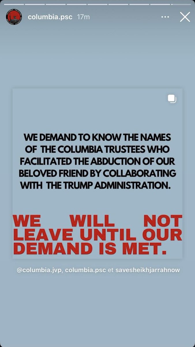 CampusJewHate's tweet image. Students associated with @ColumbiaJVP, @ColumbiaBDS and @Columbia_psc have chained themselves to the gates of @Columbia. They are demanding to know the names of the trustees who submitted Mahmoud Khalil’s name to ICE and will not leave until they get answers.

@ClaireShipman,…