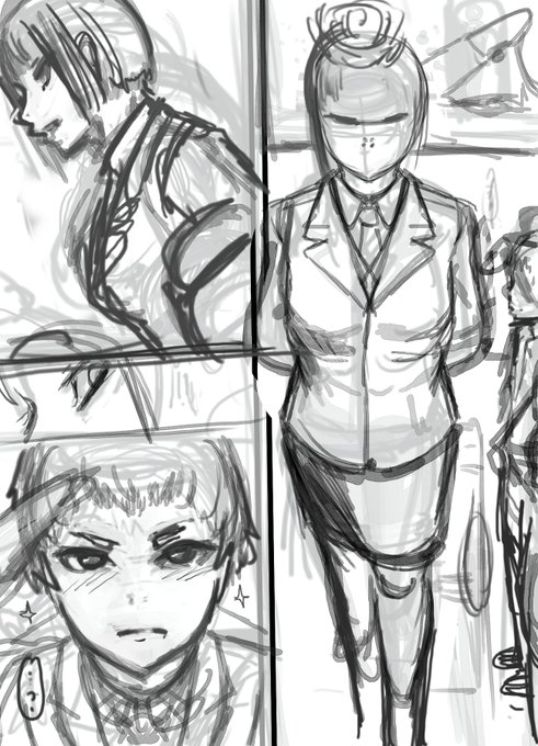 軍人さんの前描いたのきつくないから描き直し中 一枚目みたいな小奇麗なデカ女じゃなくて 前線で男に混ざって汗臭い 毛の処理とかも出来てない感じに 