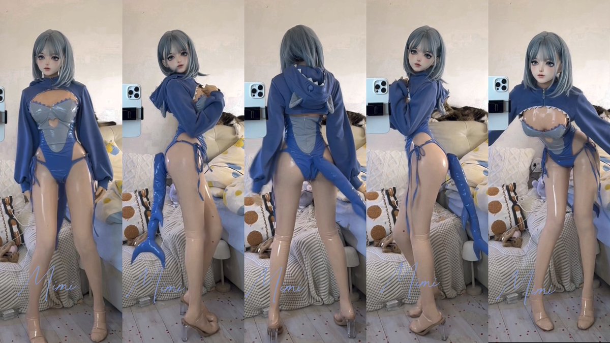 鲨鱼宝宝咪
门槛让鲨鱼宝宝游起来
#kigurumi #latex