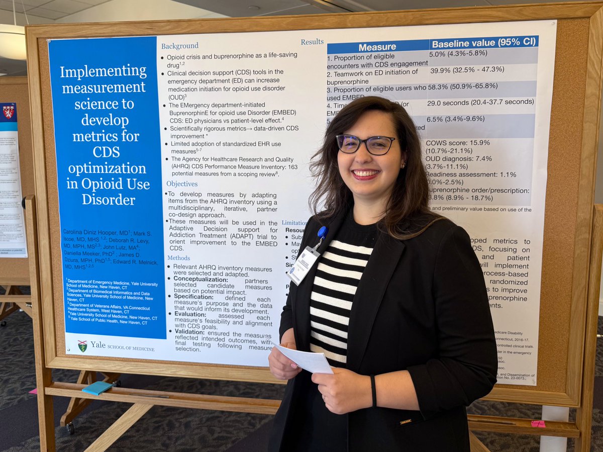 Wonderful poster sessions from Emily Jameyfield, MD, Nickolas Srica, MD, incoming resident Carolina Diniz Hooper, MD at #SAEM #NERDS25