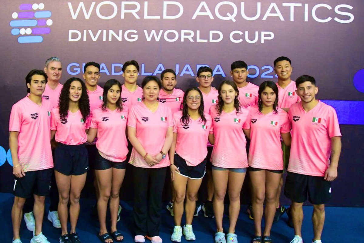 ¡Selección lista para la Copa del Mundo de Clavados! 🤩

Con los medallistas olímpicos <a href="/gabyagundez00/">Gaby Agundez</a>, <a href="/Osmardiver05/">Osmar Olvera</a> y <a href="/JuanCelaya/">Juan Celaya OLY</a>, la Selección Nacional está lista para la primera etapa de la Copa del Mundo de Clavados Guadalajara 2025. La gran competencia arranca este jueves