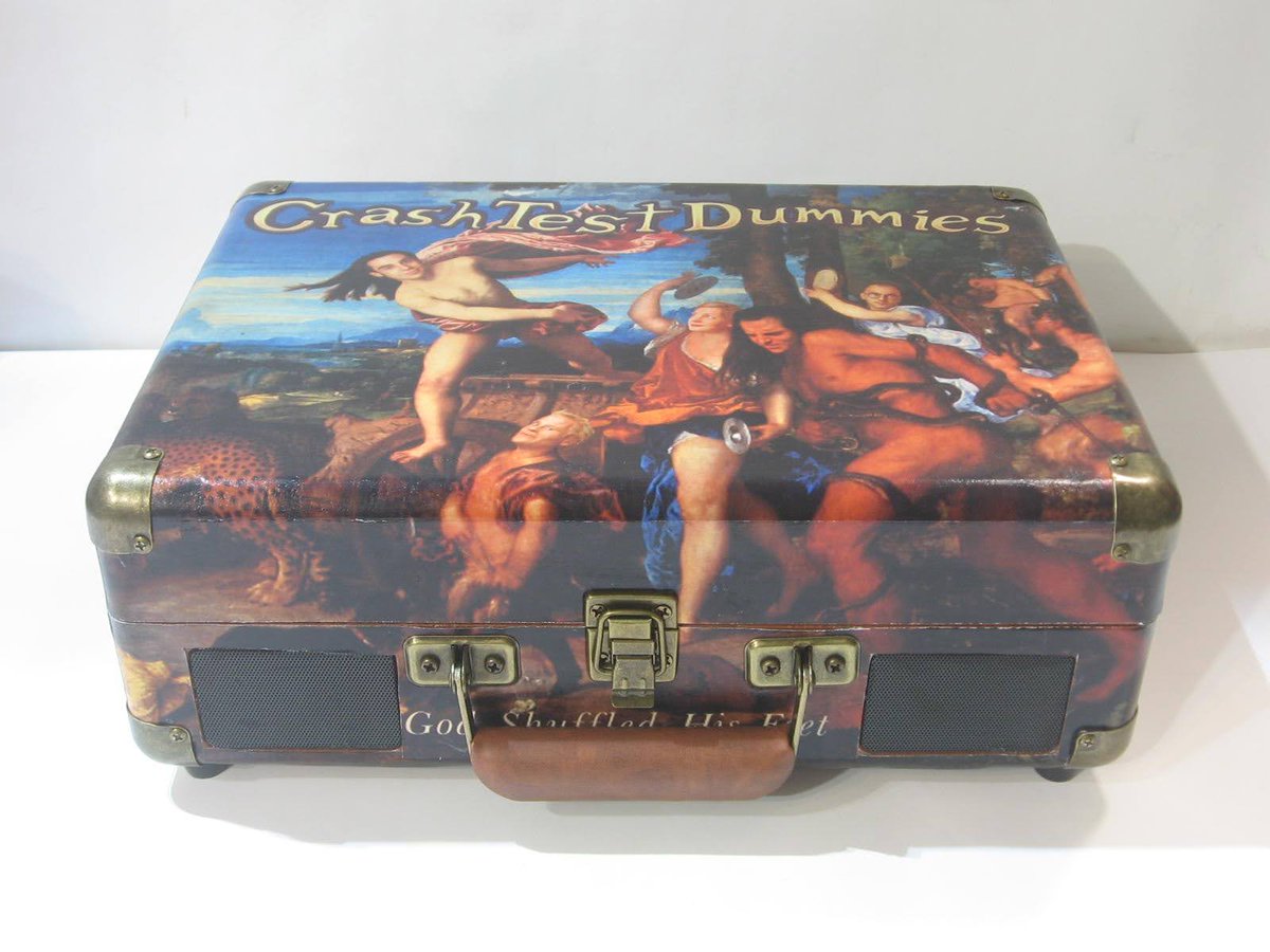 LIMITED EDITION of 50 AUTOGRAPHED Crash Test Dummies "God Shuffled His Feet" and "The Ghosts That Haunt Me" turntables are available for purchase.

This is a collaboration with StuckOnDecoupage - links below will bring you to their Etsy shop for purchase.
crashtestdummies.com