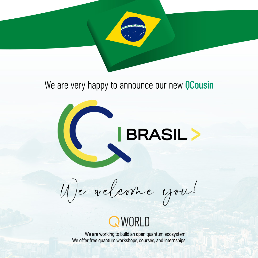 Excited to welcome #QBrasil to the #QWorld family 🎉🎉🎉
qworld.net/qbrasil

#WeAreQWorld❤️
#Quantum #Open #Ecosystem #Education #Computing #Software #Technology