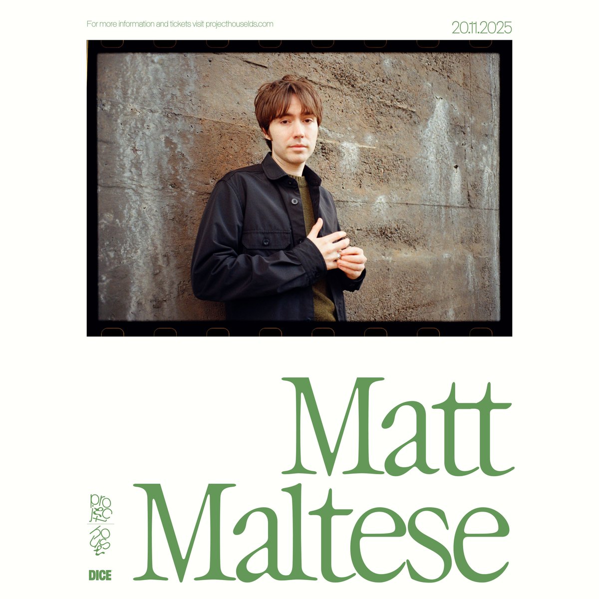 Project House (@projecthouselds) on Twitter photo Just announced: Live Nation and Festival Republic presents <a href="/matthewmaltese/">matt maltese</a> at Project House on 20.11.25
Tickets live now - link.dice.fm/vd5253885c64?d… Just announced: Live Nation and Festival Republic presents <a href="/matthewmaltese/">matt maltese</a> at Project House on 20.11.25
Tickets live now - link.dice.fm/vd5253885c64?d…