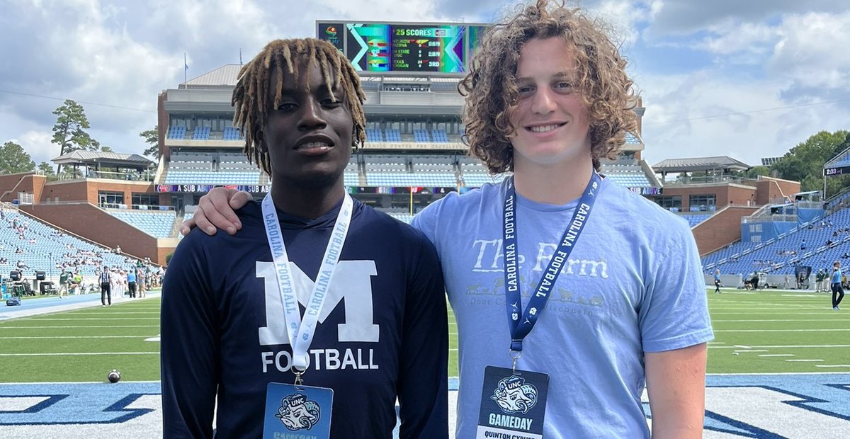Don Callahan (@doncallahanic) on Twitter photo It would be quite an understatement to say '27 QB <a href="/thebrysongray/">Bryson Gray 27’</a> was caught off guard when UNC offered him.
Read: 247sports.com/college/north-… (VIP) <a href="/MarshallLaymarr/">Laymarr Marshall</a> <a href="/BlaylockAndrew/">Andrew Blaylock</a> It would be quite an understatement to say '27 QB <a href="/thebrysongray/">Bryson Gray 27’</a> was caught off guard when UNC offered him.
Read: 247sports.com/college/north-… (VIP) <a href="/MarshallLaymarr/">Laymarr Marshall</a> <a href="/BlaylockAndrew/">Andrew Blaylock</a>