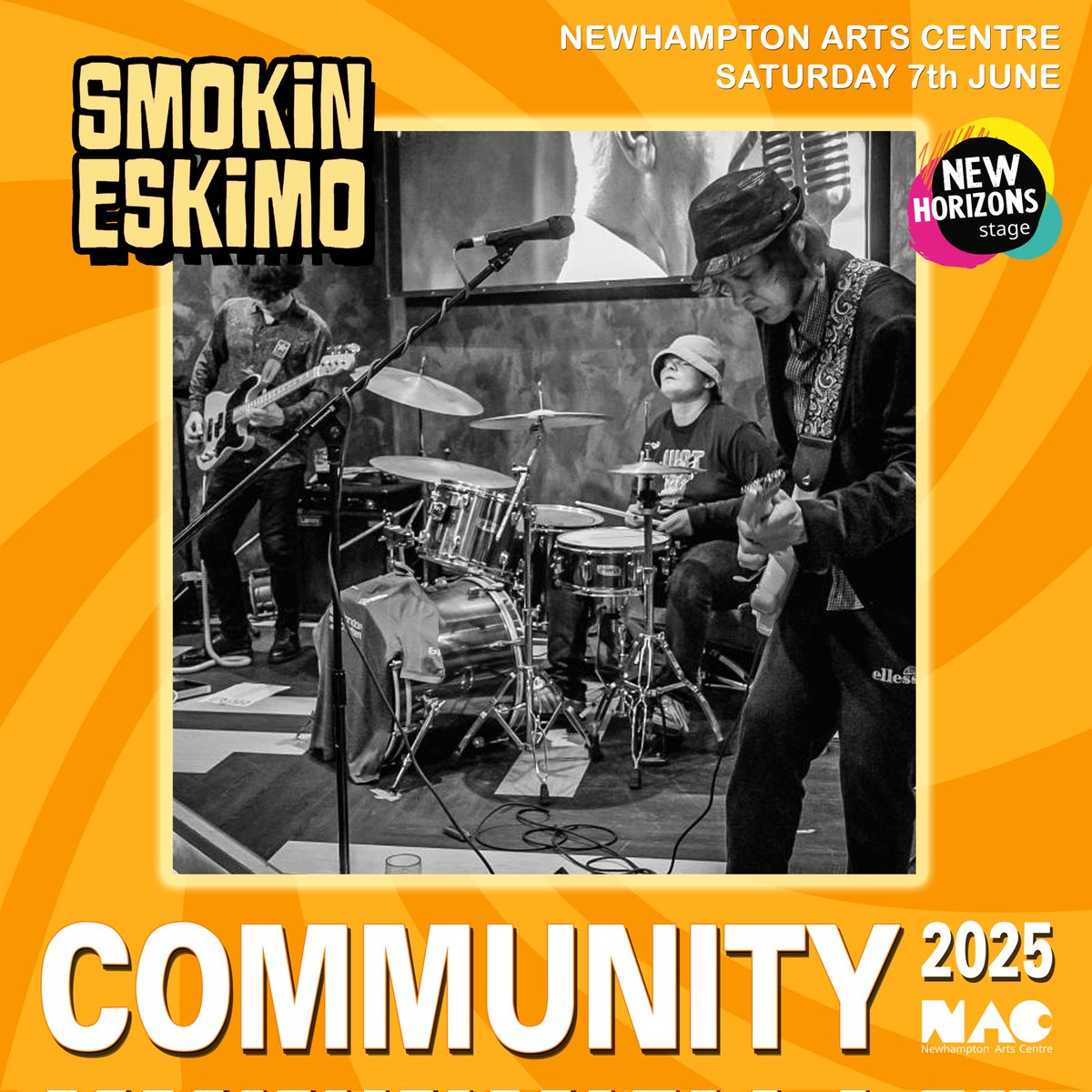 Community (@community_wmids) on Twitter photo After a 12 month hiatus, a shuffle in their line-up and with a whole host of new tracks in the bag, <a href="/smokin_eskimo/">Smokin Eskimo</a> is back with renewed energy.
Make sure you catch their set <a href="/Newhampton/">NewhamptonArtsCentre</a> on Saturday 7th June. Be part of the Community and grab 🎟 here:
newhamptonarts.co.uk/events/communi… After a 12 month hiatus, a shuffle in their line-up and with a whole host of new tracks in the bag, <a href="/smokin_eskimo/">Smokin Eskimo</a> is back with renewed energy.
Make sure you catch their set <a href="/Newhampton/">NewhamptonArtsCentre</a> on Saturday 7th June. Be part of the Community and grab 🎟 here:
newhamptonarts.co.uk/events/communi…