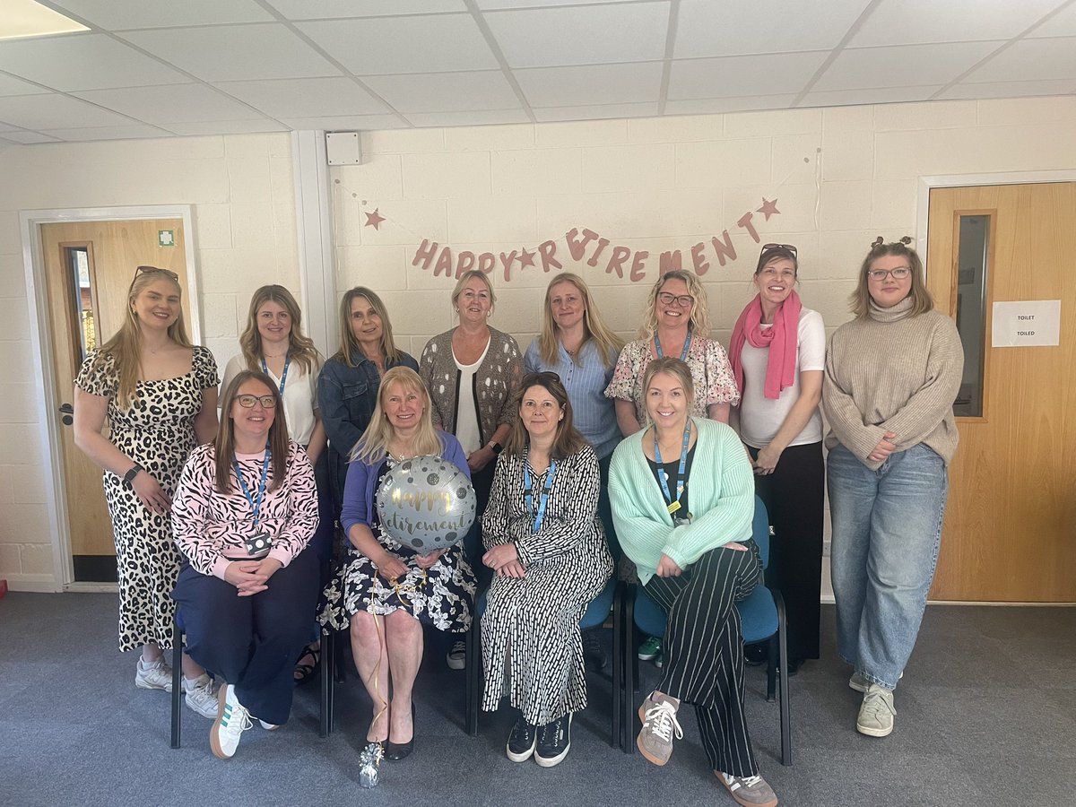 Our wonderful SLT Team Lead, Ruth, is retiring this week after 29 years of working for the NHS! We are very lucky to have had you as a colleague and friend and you will be very much missed ❤️

Wishing you lots of fun and new adventures in your retirement Ruth! 😊