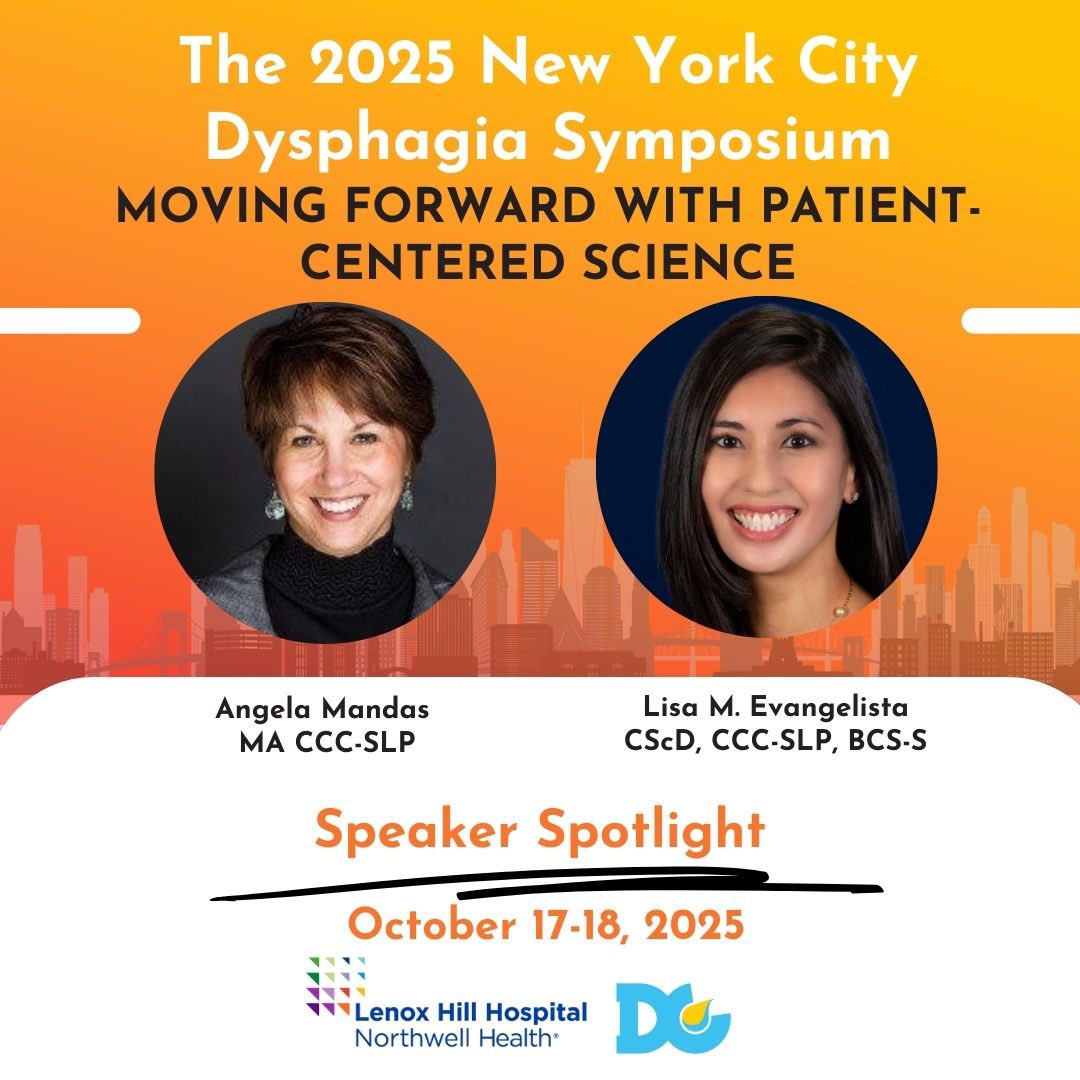 💡 Angela Angela Mandas, MA CCC-SLP
💡 Lisa Evangelista, CScD, CCC-SLP, BCS-S

Follow this page or subscribe to our email list: bit.ly/NYCUpdates2025

to be notified when registration opens!

#NYCDS2025 #medslp #medslp #dysphagia #disfagia
