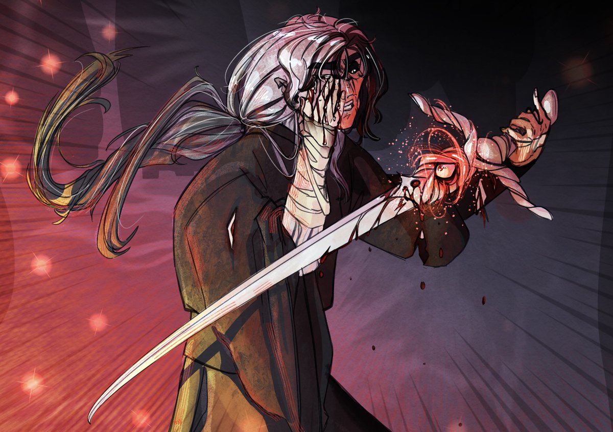 DrawtheMoon101's tweet image. Little Dragon Prince AU for TGCF I’ve been messing around with, Startouch Xie Lian and Dark Mage Hua Cheng! CW Blood
#TGCF - #Tgcffanart - #Tdp - #thedragonprince - #hualian