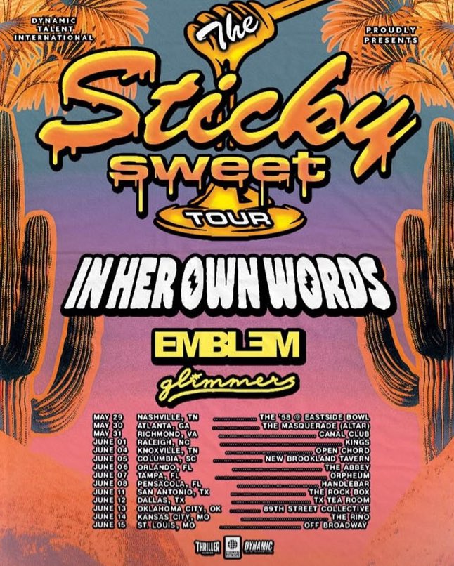 What a sweet surprise!!! Glimmers is going on tour!! 

Tickets go on sale Friday! 🎫