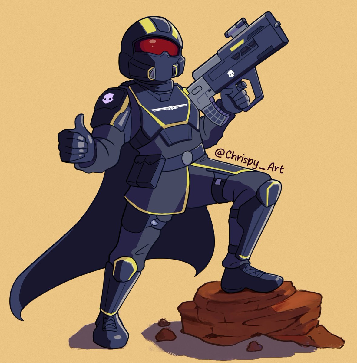 Chrispy_173's tweet image. For Superearth!🌏
 #helldivers2community #Helldivers  #Fanart #DigitalArt #Illustration #Sketch #Drawing #ArtistOnTwitter  #Doodle #ArtOnTwitter #videogames