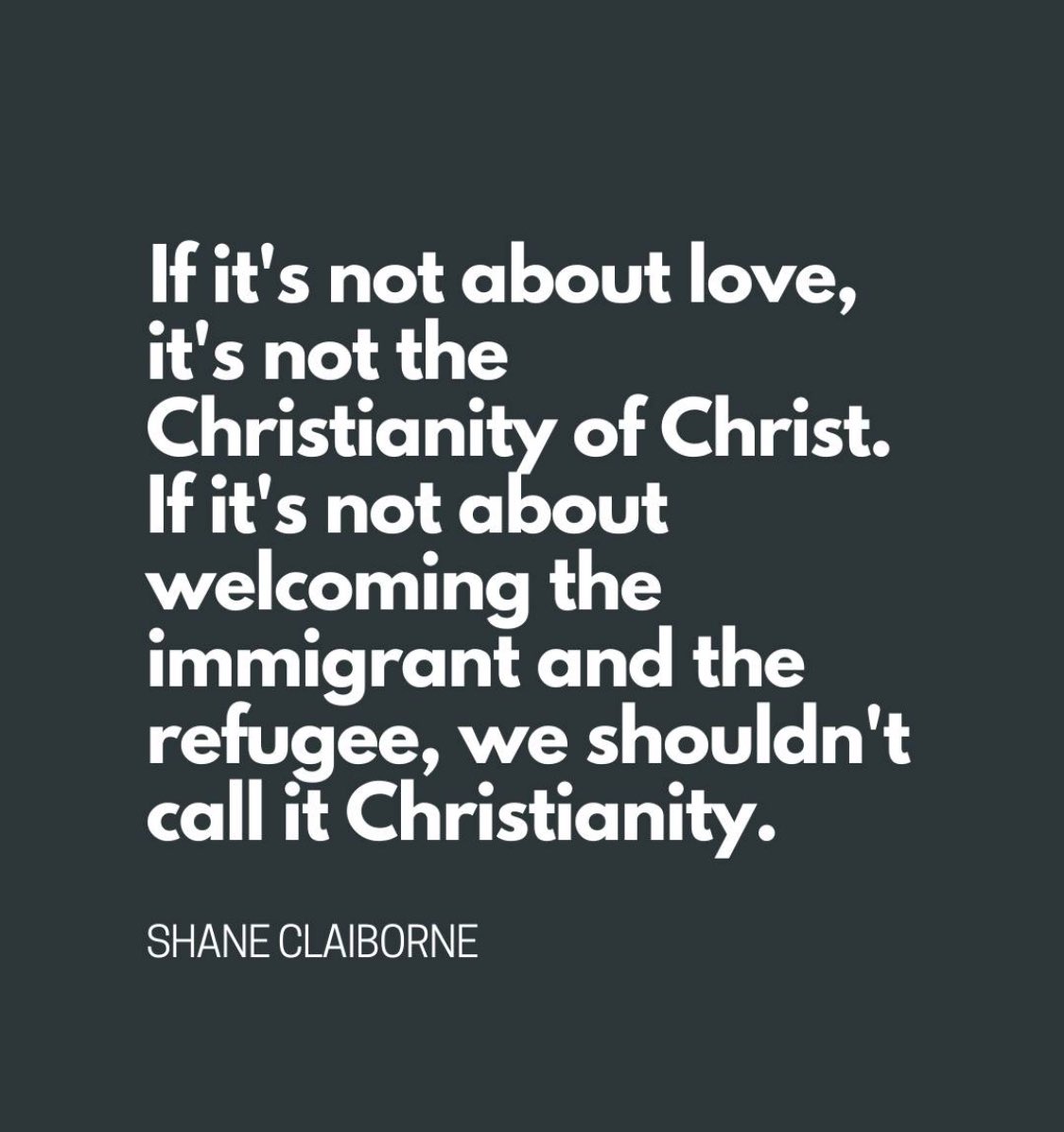 There is no such thing as “the sin of empathy.” 

God is love. 

And the world will know that we are Christians by our love.