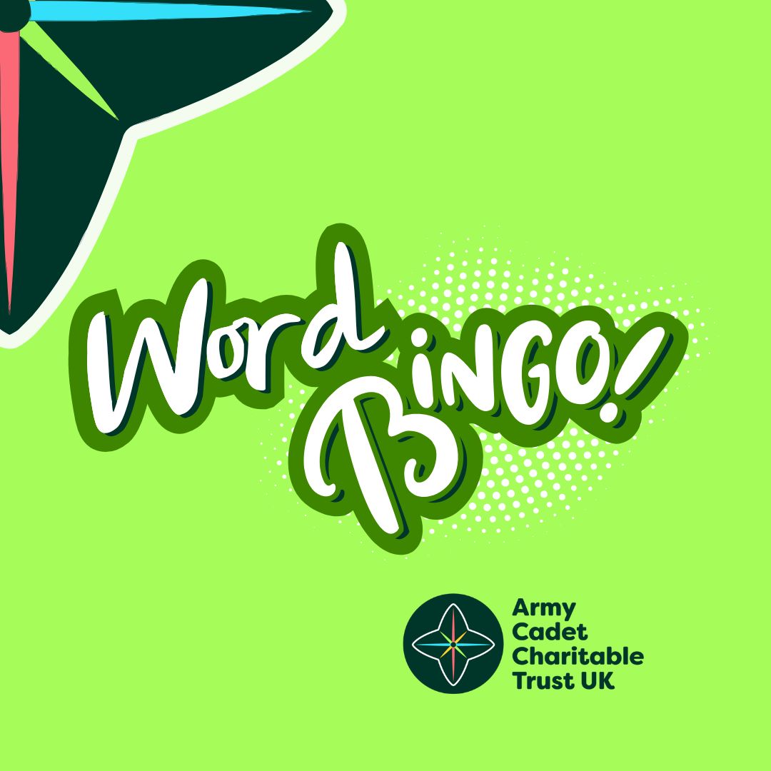 Ever played Word Bingo..?

...it's just like traditional bingo, but instead of crossing off numbers, you'll be crossing off words. And these words are all associated with the Army Cadets.

Details here 👇🏼
armycadets.enthuse.com/cf/battleofthe…