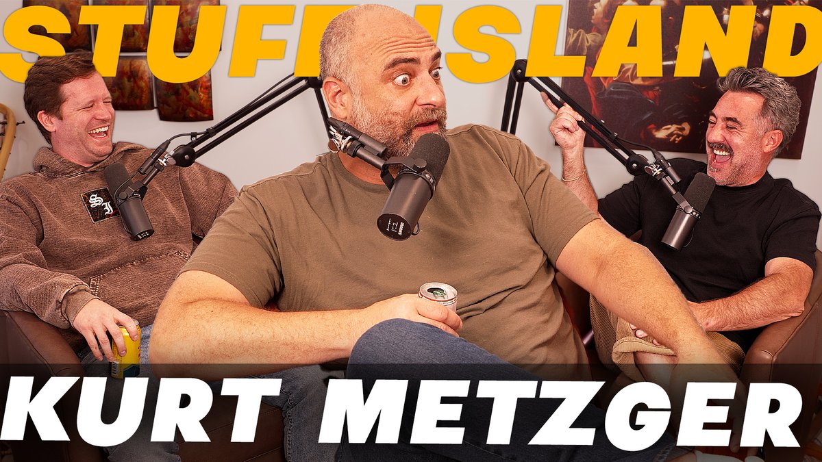 Stuff Island (@stuffislandcast) on Twitter photo New episode of Stuff Island is out right now with guest <a href="/kurtmetzger/">Kurt Metzger</a>! Check it out:
Youtube: youtube.com/watch?v=zSagiX…
Apple: podcasts.apple.com/us/podcast/kur…
Spotify: open.spotify.com/episode/1vYg1L…
Patreon: Patreon.com/stuffisland New episode of Stuff Island is out right now with guest <a href="/kurtmetzger/">Kurt Metzger</a>! Check it out:
Youtube: youtube.com/watch?v=zSagiX…
Apple: podcasts.apple.com/us/podcast/kur…
Spotify: open.spotify.com/episode/1vYg1L…
Patreon: Patreon.com/stuffisland