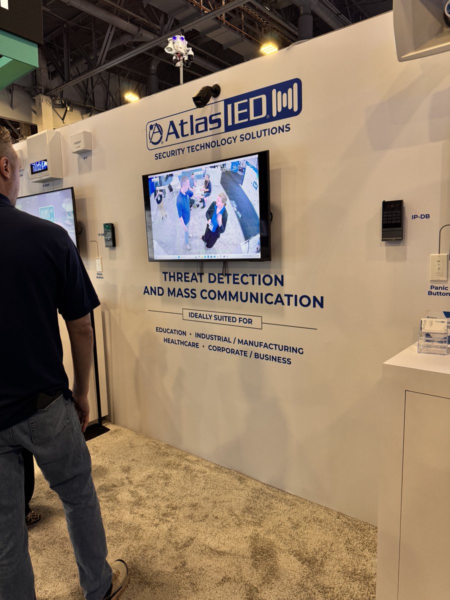 IntelliSeeAI's tweet image. We’re thrilled to announce that IntelliSee is live at ISC West 2025!

Visit Spencer &amp;amp; Austin at Booth #30061 to experience our latest AI-powered safety and security innovations firsthand. 

Stop by and ask Spencer to lay on the floor for you! 😉

#ISCWest2025 #AI #IntelliSee