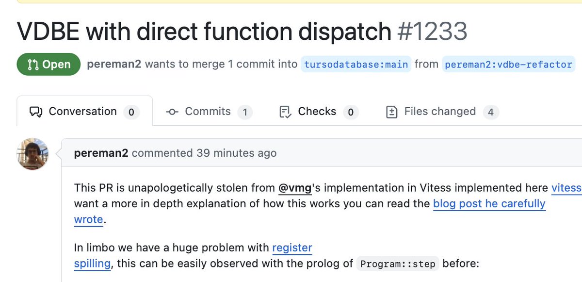 Indirect threading interpreter coming to Limbo thanks to <a href="/Peristocles1/">Pere Diaz</a>! 🔥