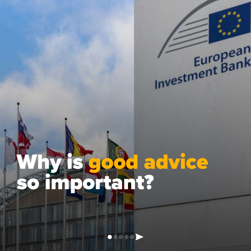 EIB's tweet photo. Think the EIB Group only finances projects? Think again.

In 2024 alone, EIB Advisory helped mobilise €200 billion in sustainable, high-impact investment though
✅ Project support
✅ Market development
✅ Capacity building

📘 Discover how in our new Advisory Report ⬇️