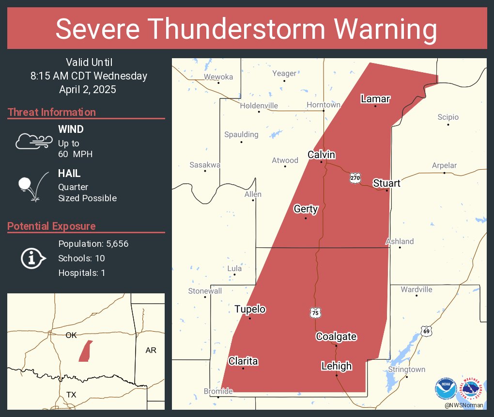 NWS Severe Tstorm on X: 