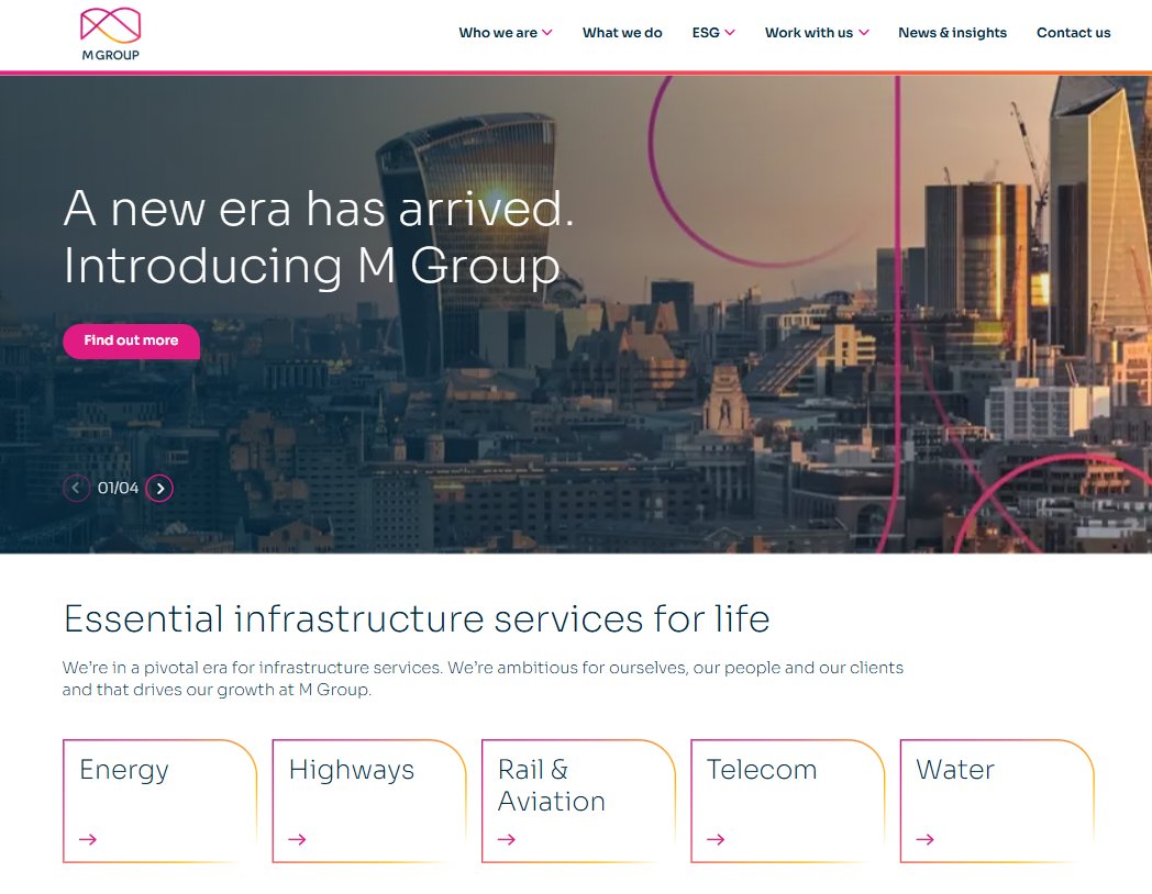 We’re thrilled to announce the launch of our new M Group website.
 
We have unified our multiple operating businesses into one seamless, user-friendly platform. 

Visit us at mgs.news/XHMG 

#MGroup #MGroupHighways #MGroupServices #NewBrandLaunch #NewWebsite