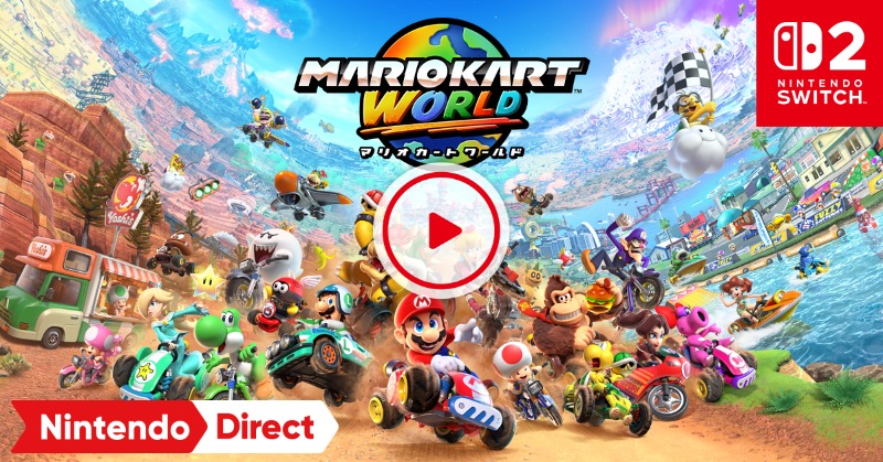 大陸横断。世界をまたぐレースが開幕！ シリーズ完全新作がNintendo