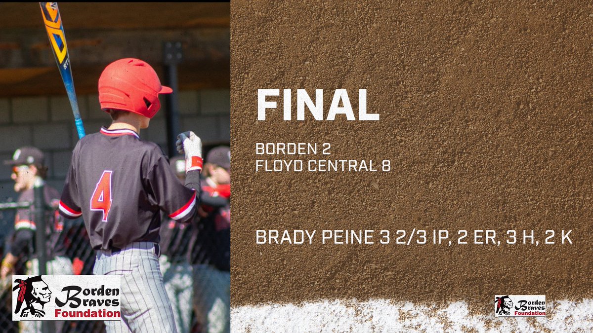 Braves are back in action 4/2 at Mitchell HS (5:00)