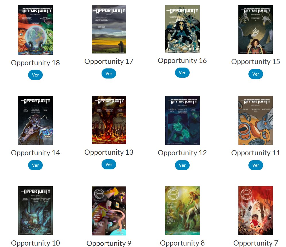 Dicen las abuelas que «a grandes males, grandes remedios». El cierre de Lektu ha sido un palo enorme, pero desde <a href="/Portico_AEFCFT/">Pórtico - AEFCFT</a> nos dan solución: todos nuestros números (y otras publicaciones de Pórtico), disponibles para descarga en la web:
asociacionportico.com/publicaciones/…