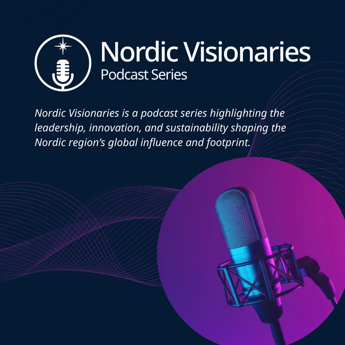 Big ideas. Bold solutions. Straight from the Nordics.

In the Nordic Visionaries podcast, Susan Lindner explores how visionary leaders from the Nordic region are tackling the world’s biggest challenges - one innovation at a time.

🎧 Listen in now at: nordicvisionaries.com