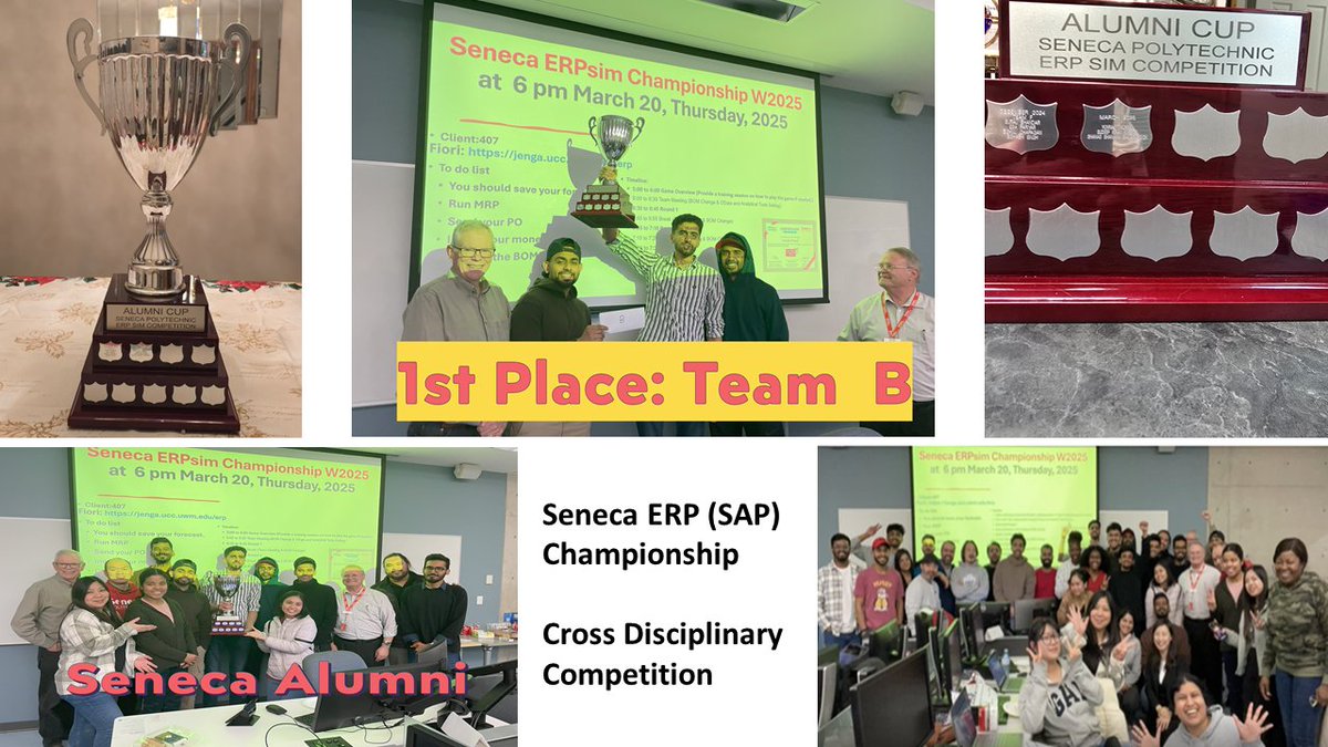 Jim Wyer (@jimintlbusiness) on Twitter photo <a href="/SenecaPoly/">Seneca Polytechnic</a> <a href="/SenecaBusiness/">Seneca Business</a> <a href="/SenecaAlumni/">Seneca Alumni</a> #senecaproud Thursday, 6:00 PM. The hallways seem quiet… or are they? Suddenly, voices rise, growing louder and LOUDER. What’s going on?
It’s the SAP Simulation Game—where students from our Supply Chain Management and Purchasing & <a href="/SenecaPoly/">Seneca Polytechnic</a> <a href="/SenecaBusiness/">Seneca Business</a> <a href="/SenecaAlumni/">Seneca Alumni</a> #senecaproud Thursday, 6:00 PM. The hallways seem quiet… or are they? Suddenly, voices rise, growing louder and LOUDER. What’s going on?
It’s the SAP Simulation Game—where students from our Supply Chain Management and Purchasing &