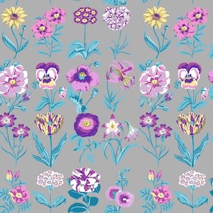 ‘Flower Studies’⁠
by Kaffe is available in 6 exquisite colourways as part of the @FreeSpiritfabrics Kaffe Fassett Collective Spring 2025 collection 
⁠
Lime | Black | Blue | Lilac | Ecru | Grey
kaffefassett.com/new/⁠
⁠