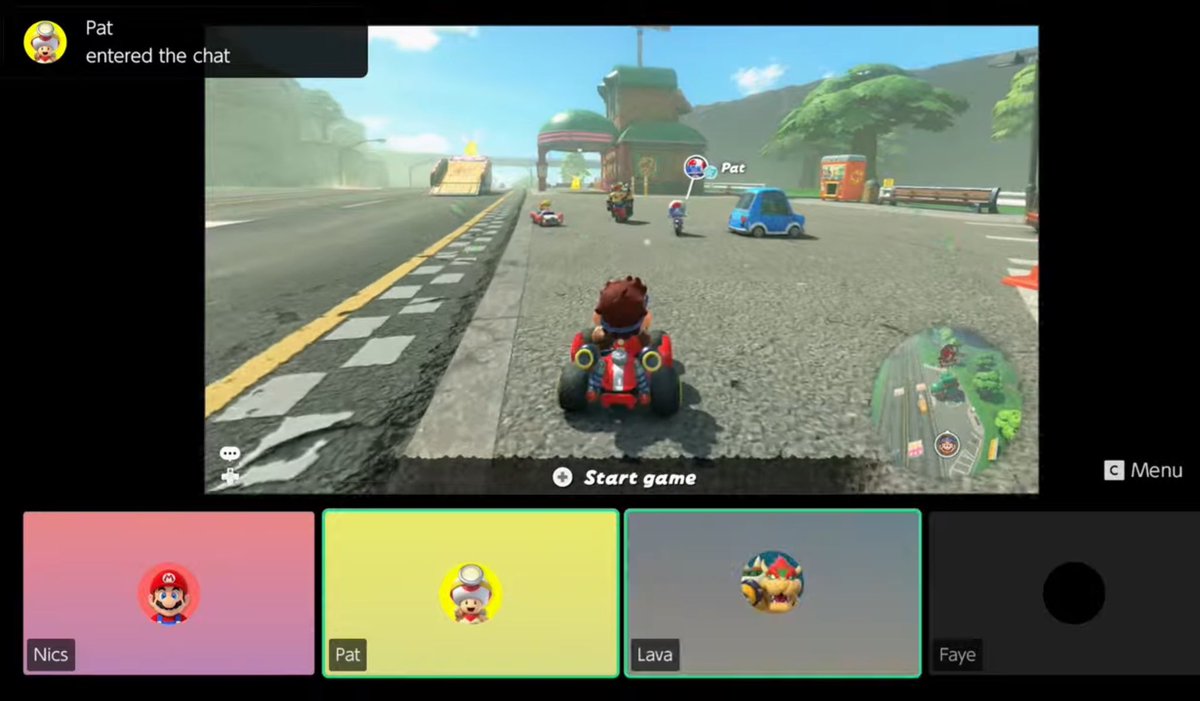 DiscussingFilm's tweet image. Nintendo Switch 2 will have a built-in GameChat feature