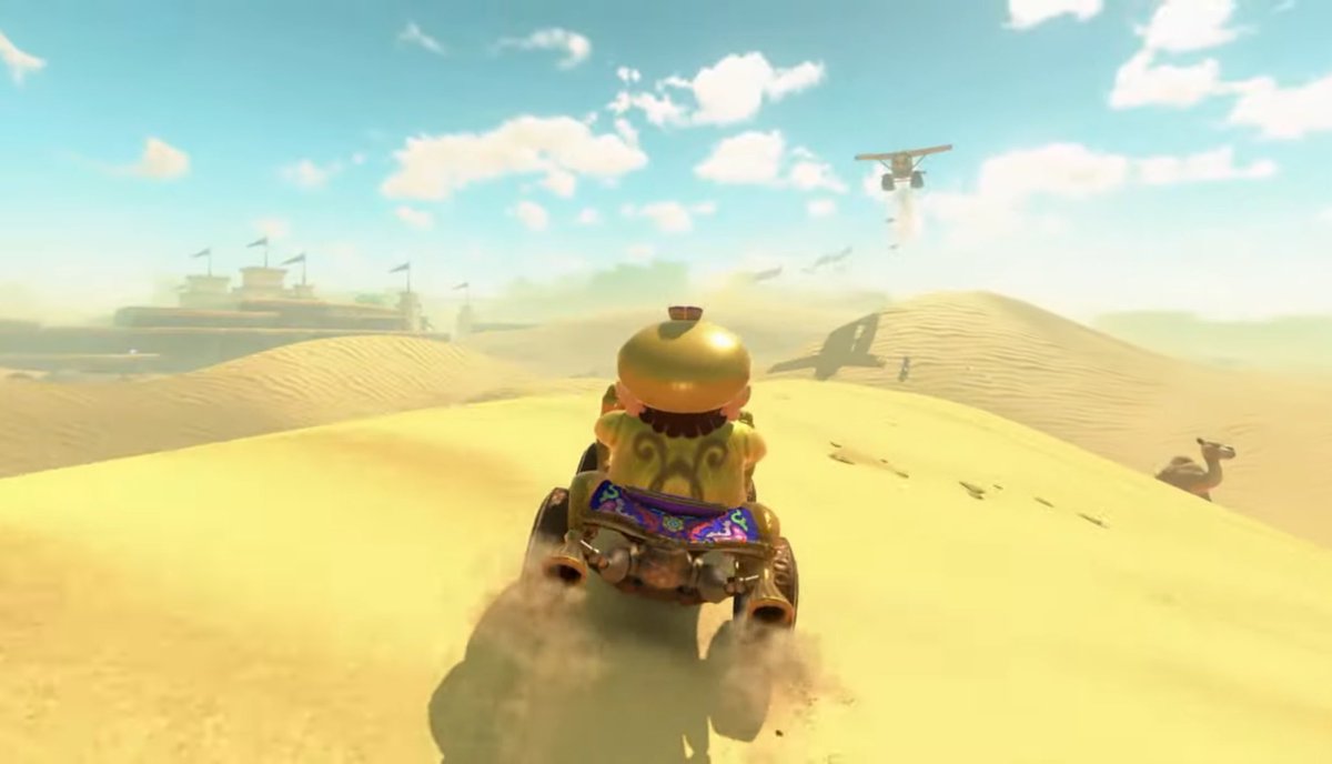 PopBase's tweet image. Nintendo unveils Free Roaming mode for the new ‘Mario Kart: World.’

Players will be able to drive freely off-road in the map and explore with friends.