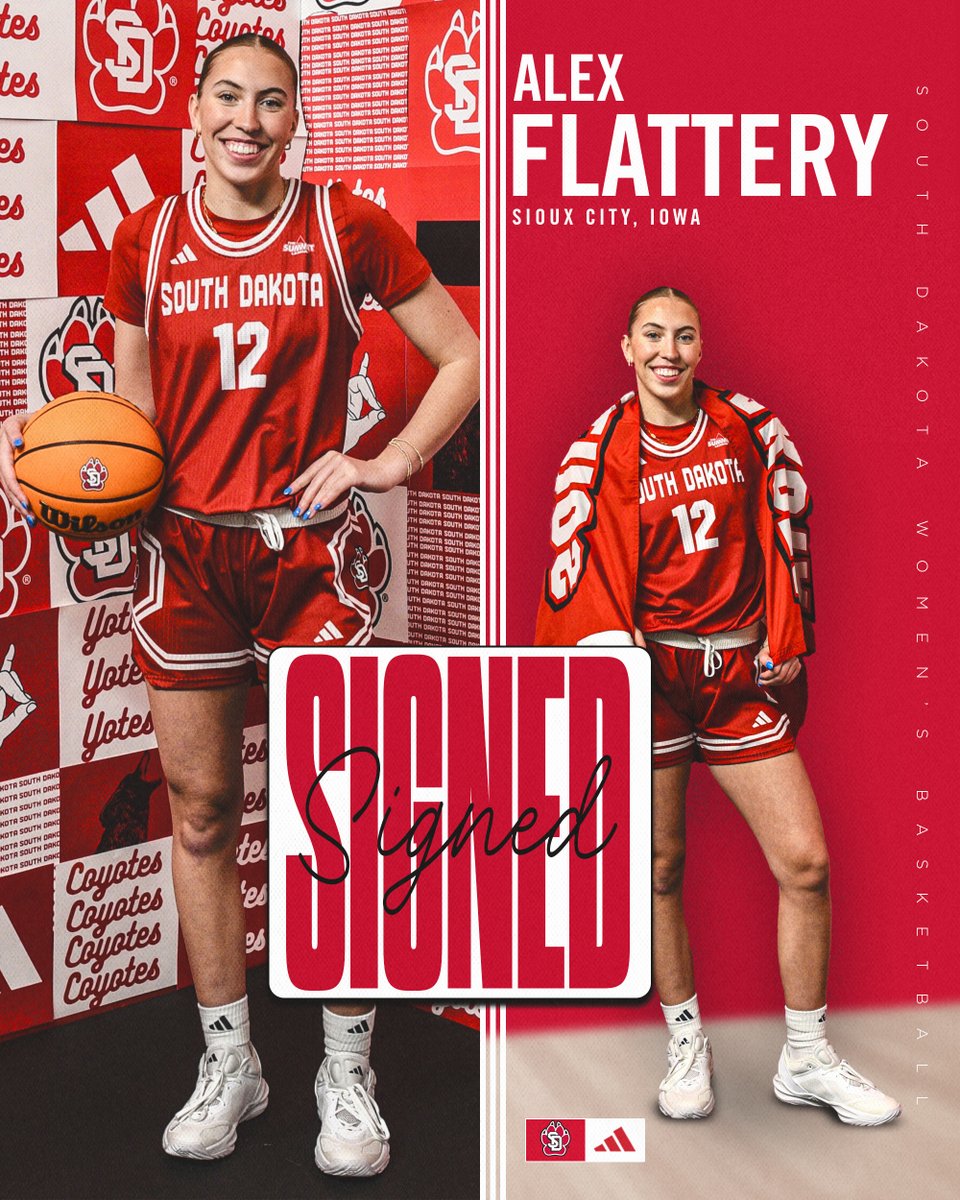 Welcome to the Coyote family, Alex!

🗞️- yote.us/4262aoh

#GoYotes x #WeAreSouthDakota