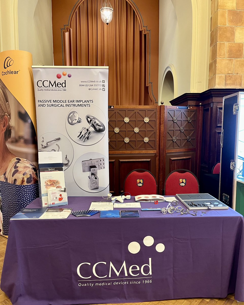 CCMed_UK (@ccmeduk) on Twitter photo Delighted to be supporting the #BSO annual meeting today and tomorrow. If attending do pop and see <a href="/CCMedCharis/">Charis Senior</a>, <a href="/CCMedDan/">Dan Batsch</a> and Geraldine who have all our latest #Otology news.
#ENT <a href="/ENT_UK/">ENT UK</a> #earsurgery #ETD Delighted to be supporting the #BSO annual meeting today and tomorrow. If attending do pop and see <a href="/CCMedCharis/">Charis Senior</a>, <a href="/CCMedDan/">Dan Batsch</a> and Geraldine who have all our latest #Otology news.
#ENT <a href="/ENT_UK/">ENT UK</a> #earsurgery #ETD