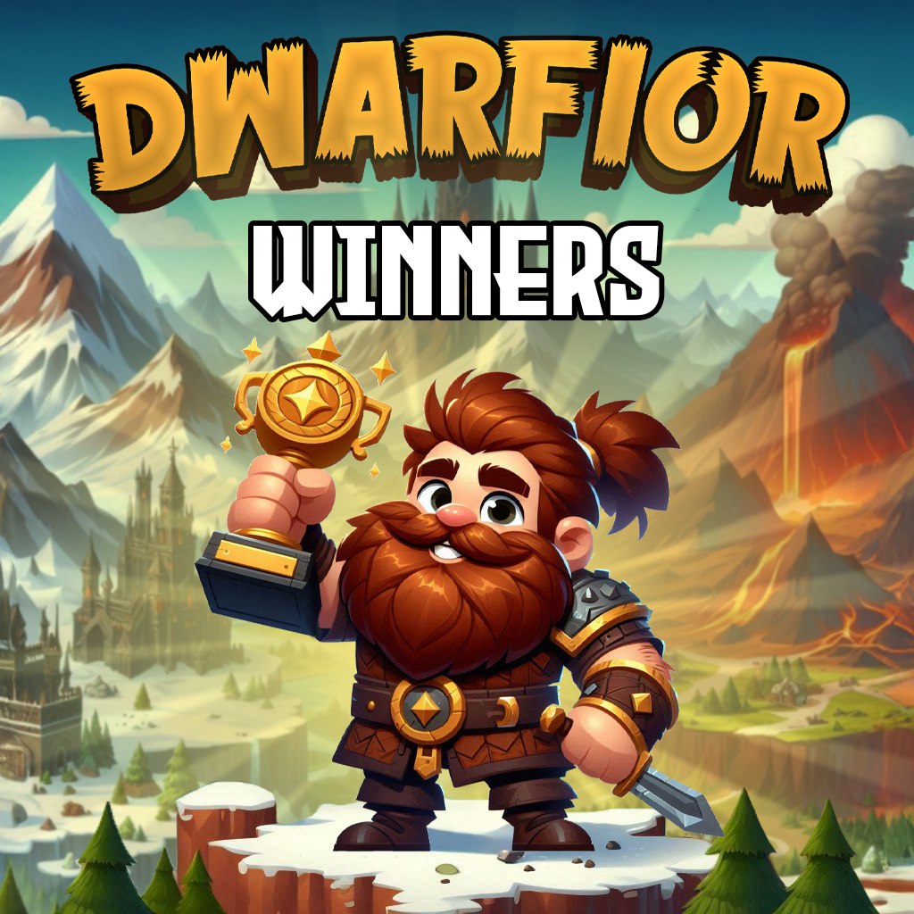 DWARFIOR REWARDS HAVE BEEN DISTRIBUTED! 🎉

We have come to the end of our 2-month adventure. During this period, many players became Master Dwarfiors 🥳. Congratulations to all winners! 👏

A total of 236,000 $MOX ($1,300) rewards were distributed to the Top 50 players. The