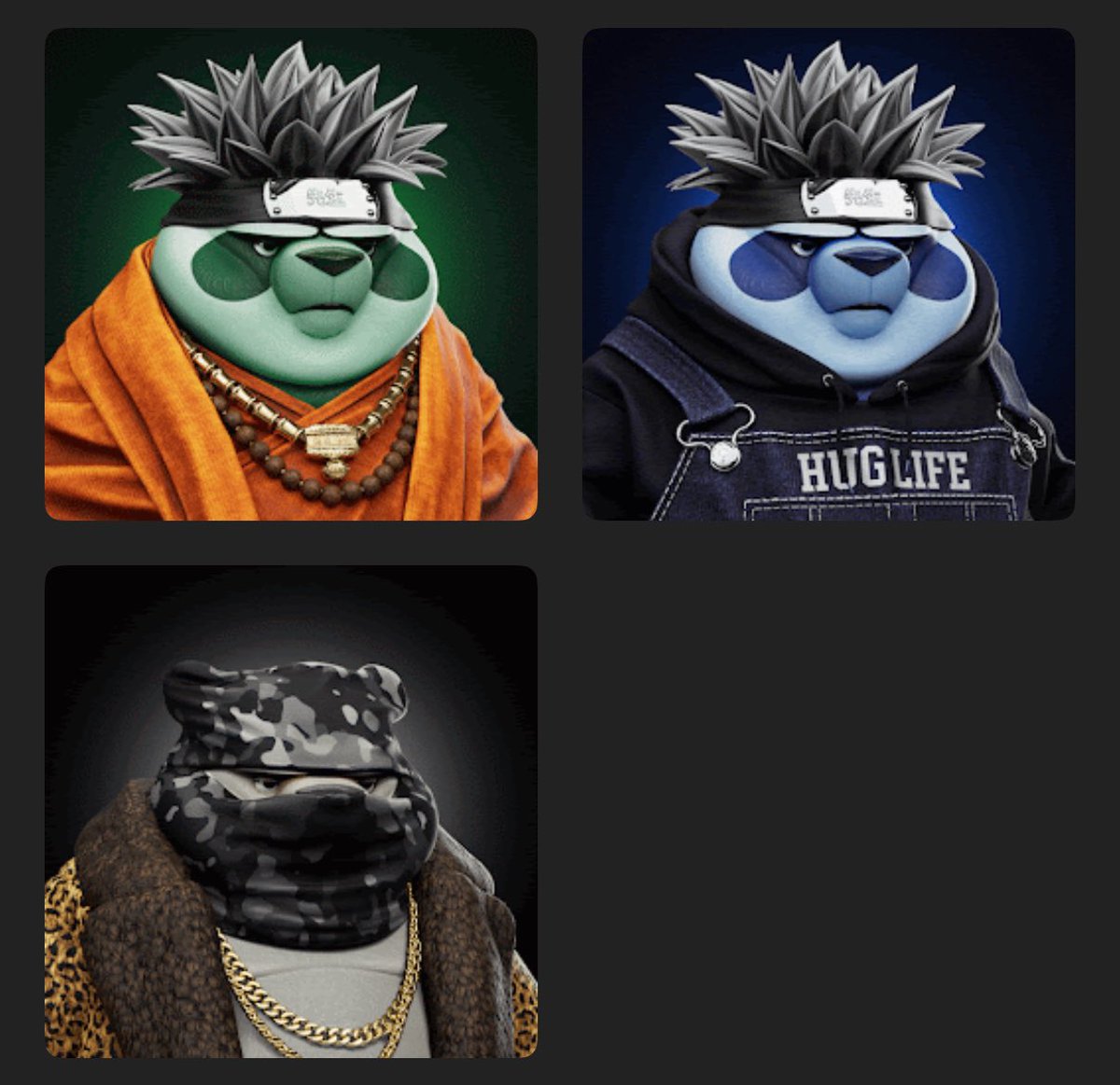 Caution_187's tweet image. I’ve not bought any NFTs in ages but I’ve been eyeing up @SolanaSensei pandas for a while now.

Im now the proud owner of 3!

Is there a discord or something?