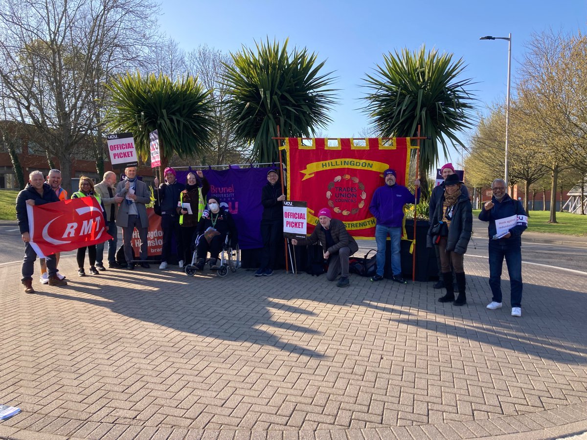 Brunel UCU #nocompulsoryredundancies (@brunelucu) on Twitter photo Colourful, vibrant picket <a href="/BrunelUCU/">Brunel UCU #nocompulsoryredundancies</a> this morning. Fab having Hillingdon TUC support @UCU <a href="/UCULondon/">UCU London Regional Office</a> ✊ Colourful, vibrant picket <a href="/BrunelUCU/">Brunel UCU #nocompulsoryredundancies</a> this morning. Fab having Hillingdon TUC support @UCU <a href="/UCULondon/">UCU London Regional Office</a> ✊