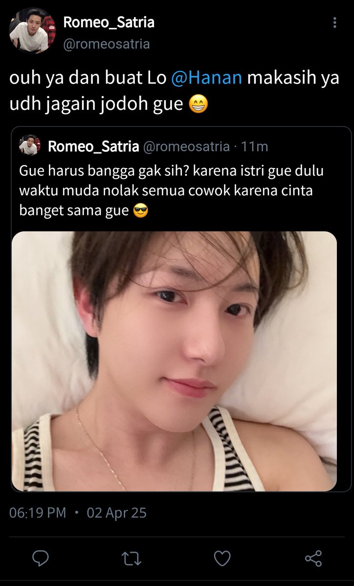 yukarini_story's tweet photo. The real Jagain jodoh orang 

Renjun ft Haechan few tweet AU 
From: Bukan Romeo https://t.co/jAXOyaNwpV