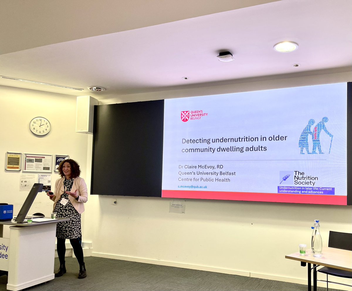 Nicola Ann Ward (@nicolaannward) on Twitter photo Day 1 of the <a href="/NutritionSoc/">Nutrition Society</a> Scottish Section conference <a href="/dundeeuni/">University of Dundee</a> kicked off with an insightful talk by <a href="/McEvoyClaire/">Claire McEvoy RD</a> from <a href="/QUBelfast/">Queen's University Belfast 🎓</a> on undernutrition in older adults, featuring PROMED-COG findings on dementia risk. Great insights into screening, early detection & next steps! Day 1 of the <a href="/NutritionSoc/">Nutrition Society</a> Scottish Section conference <a href="/dundeeuni/">University of Dundee</a> kicked off with an insightful talk by <a href="/McEvoyClaire/">Claire McEvoy RD</a> from <a href="/QUBelfast/">Queen's University Belfast 🎓</a> on undernutrition in older adults, featuring PROMED-COG findings on dementia risk. Great insights into screening, early detection & next steps!