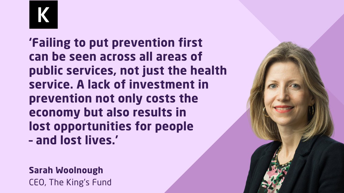 The King's Fund (@thekingsfund) on Twitter photo Today, <a href="/swoolnough/">Sarah Woolnough</a> is speaking at the launch of the APPG on Smoking and Health Report: A Roadmap to a Smokefree Country. Sarah has contributed to the report, and her speech highlights the importance of investing in prevention. Read the report here: ash.org.uk/resources/view… Today, <a href="/swoolnough/">Sarah Woolnough</a> is speaking at the launch of the APPG on Smoking and Health Report: A Roadmap to a Smokefree Country. Sarah has contributed to the report, and her speech highlights the importance of investing in prevention. Read the report here: ash.org.uk/resources/view…