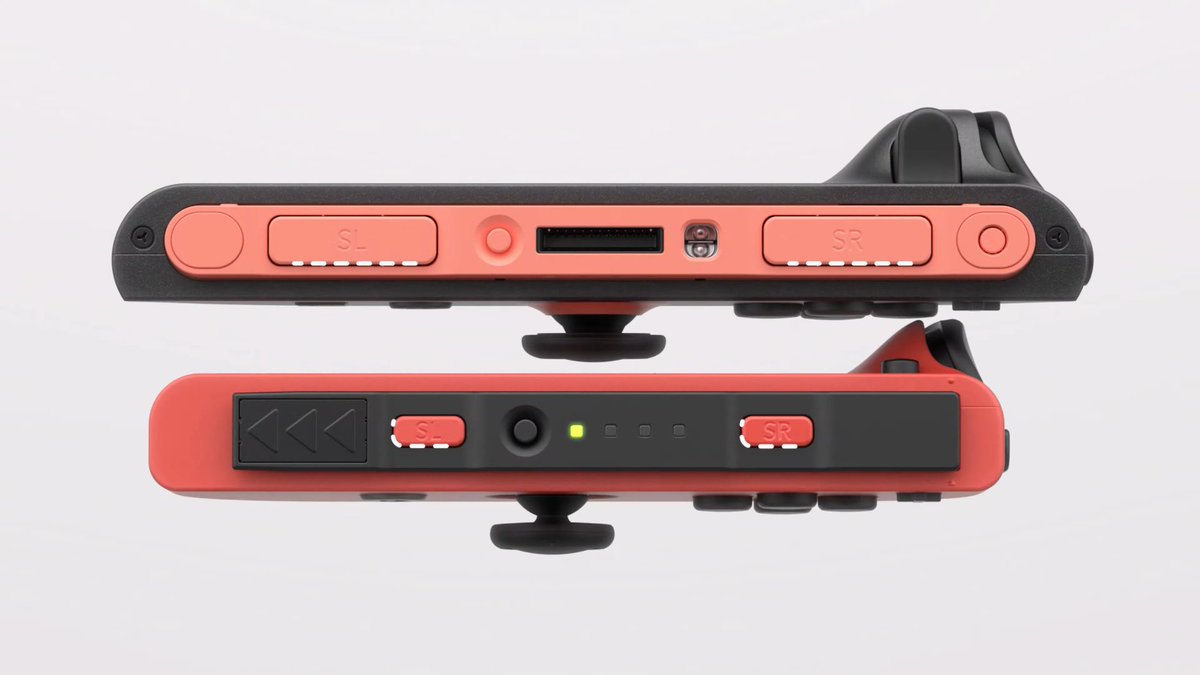 Nintendeal's tweet image. Nintendo Switch 2 hardware details

- 7.9inch screen
- 120fps screen
- HDR support
- Bigger SL/SR buttons
- Joy-Con mouse controls
- Built-in microphone
- Top USB-C port for attachments or charging
- 256GB internal storage
- Dock has 4K HDR support
- Dock has cooling
- Backwards…