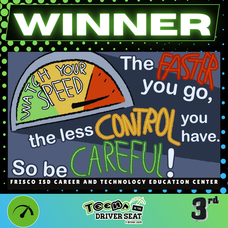 TeensDriverSeat's tweet photo. Today is DTM Day! 🤩🎉🫶Thank you to all those who participated! And to everyone else out there, please make sure to always drive to the #Speed limit! #TrafficSafety #EndTheStreakTX 🦖💚Huge shoutout to our amazing friends at #NRSF for helping us make this possible! https://t.co/nfUp854H1g
