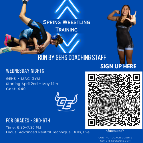 It Starts Tonight!  See you there!  -7th-12th grade will be in the Wrestling room.  3rd-6th will be in the MAC.  Walk ins welcome!