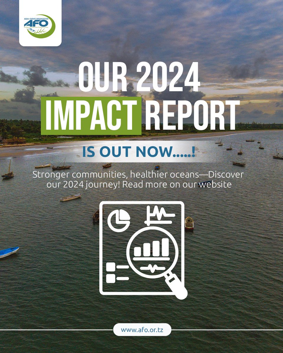 𝑶𝒖𝒓 2024 𝑰𝒎𝒑𝒂𝒄𝒕 𝑹𝒆𝒑𝒐𝒓𝒕 𝒊𝒔 𝑶𝑼𝑻 𝑵𝑶𝑾! 🚀✨
Dive into our journey and see how we’re making waves for a better future. 🌍💪
🔗 Full report at afo.or.tz