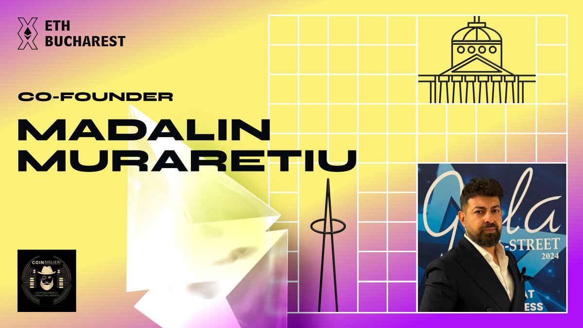 ETH Bucharest (@ethbucharest_) on Twitter photo Meet #ETHBucharest 2025 Speakers: <a href="/madalchemx/">⚗️MadAlchemX</a>
Madalin Muraretiu is a blockchain alchemist reshaping the fundamental architecture of DeFi, blockchain infrastructure, and interoperability, crafting seamless, interconnected ecosystems.
The stage is yours! Meet #ETHBucharest 2025 Speakers: <a href="/madalchemx/">⚗️MadAlchemX</a>
Madalin Muraretiu is a blockchain alchemist reshaping the fundamental architecture of DeFi, blockchain infrastructure, and interoperability, crafting seamless, interconnected ecosystems.
The stage is yours!