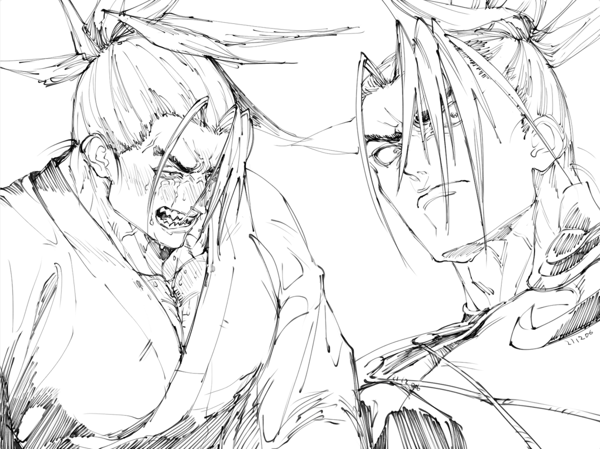 この機に前に描いた田中くんを再放送(一人薩摩魔法魔術学校生徒の田中くん) MAPとかバトルのBGMもかっこいいイベントだよね😊 