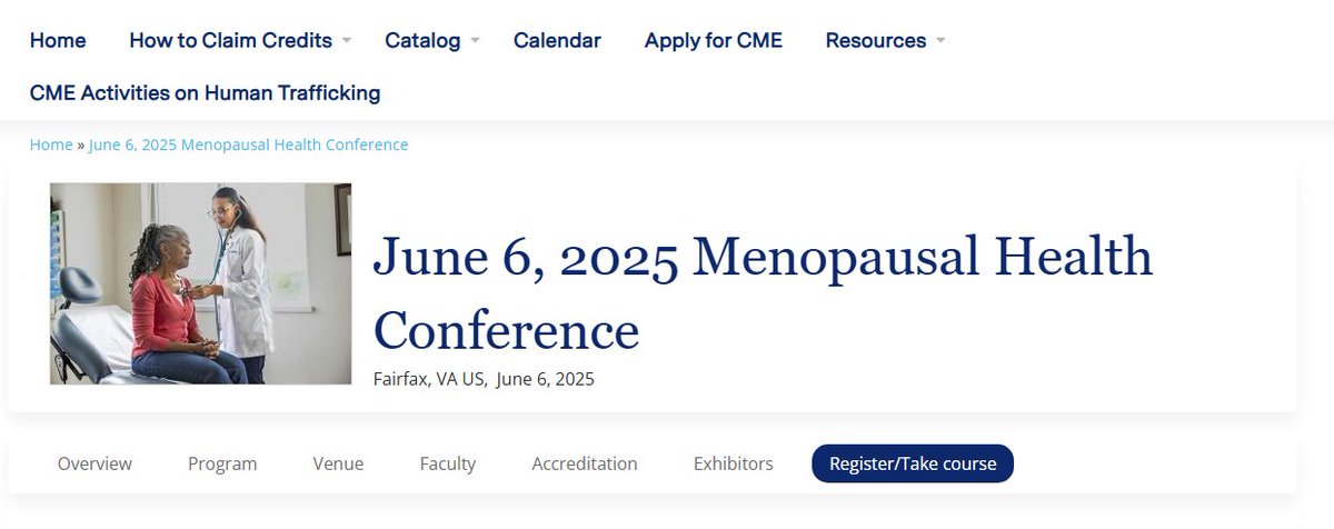 Garima Sharma M.D (@garimavsharmamd) on Twitter photo June 6, 2025 Menopausal Health Conference | Inova CME Portal
Fantastic Regional Conference in DMV with great speakers <a href="/AnaBaracCardio/">Ana Barac, MD, PhD, FACC, FAHA</a> <a href="/DrDastmalchi/">Lily N Dastmalchi DO, MA</a> and Women's Service Line. Free for FIT and residents! June 6, 2025 Menopausal Health Conference | Inova CME Portal
Fantastic Regional Conference in DMV with great speakers <a href="/AnaBaracCardio/">Ana Barac, MD, PhD, FACC, FAHA</a> <a href="/DrDastmalchi/">Lily N Dastmalchi DO, MA</a> and Women's Service Line. Free for FIT and residents!